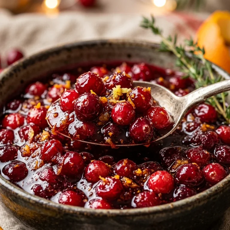 Christmas Cranberry Sauce With Ginger Easy