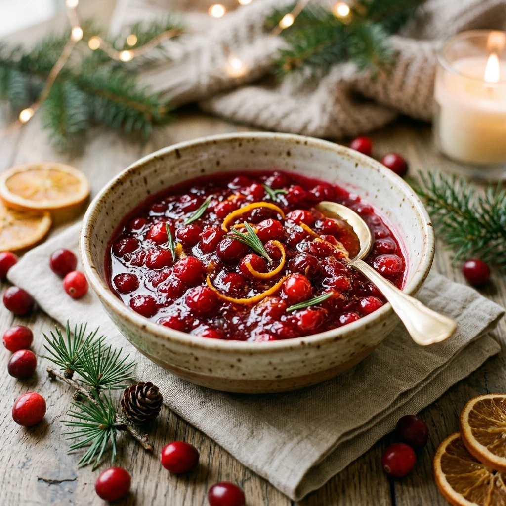 Christmas Cranberry Sauce With Honey No Sugar
