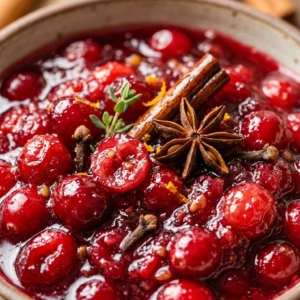Christmas Cranberry Sauce With Spice No Bitter