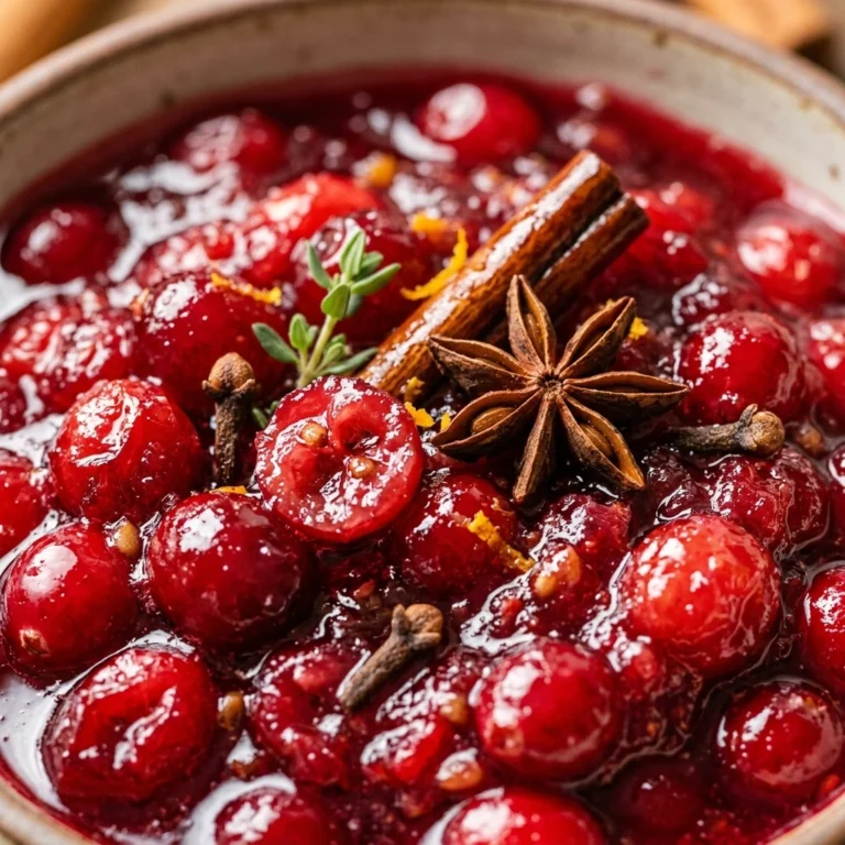 Christmas Cranberry Sauce With Spice No Bitter