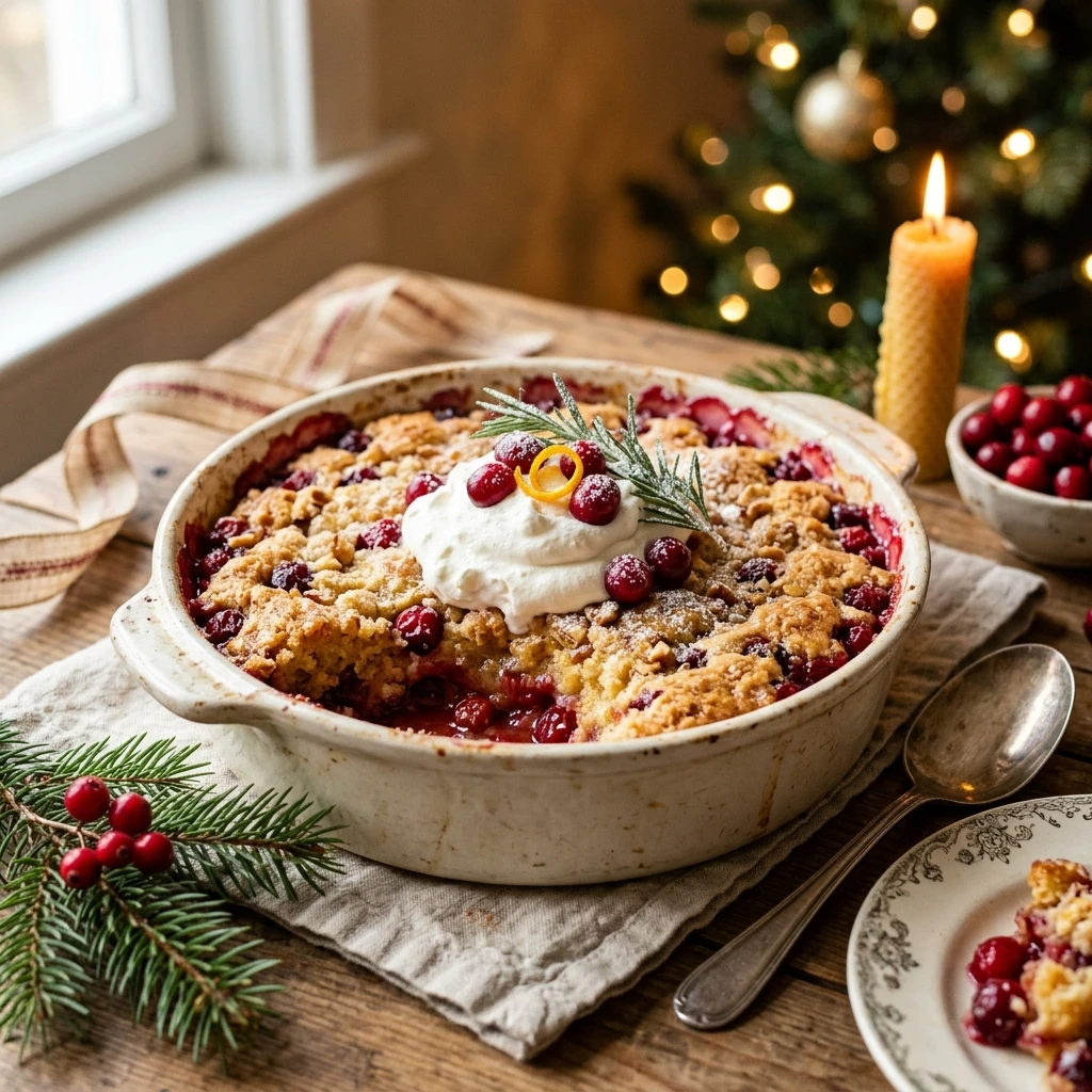 Christmas Dump Cake With Cranberry Easy 3 Ingredient Holiday