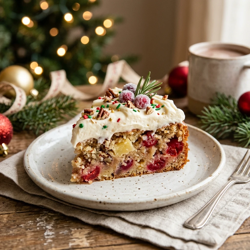 Christmas Dump Cake With Frosting Easy 3 Ingredient Holiday Feed A Crowd
