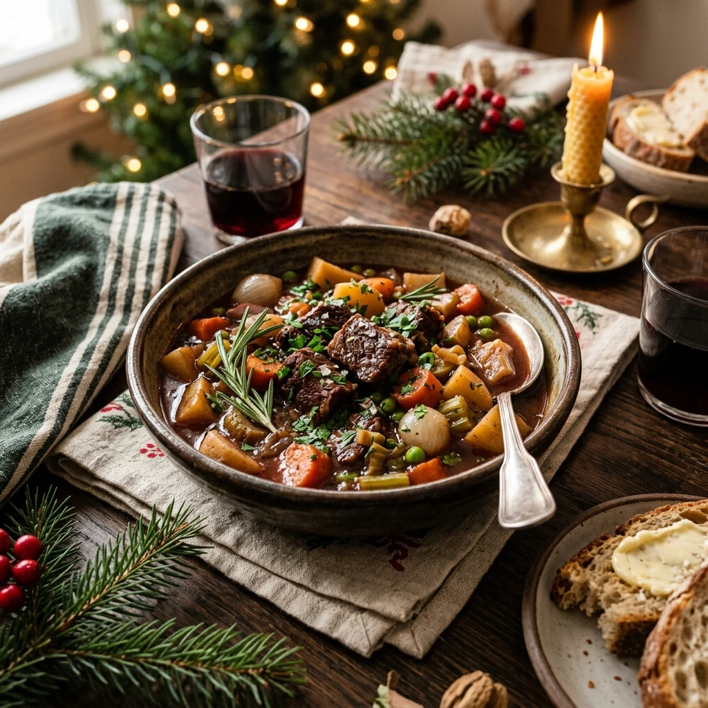 Christmas Eve Beef Stew Dump And Bake