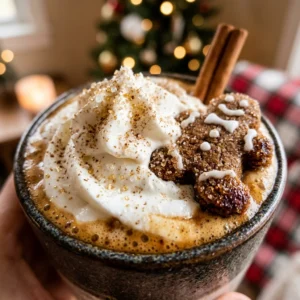 Christmas Gingerbread Drink Easy Holiday Cozy Nonalcoholic Boozy