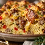 Christmas Morning Breakfast Casserole High Protein