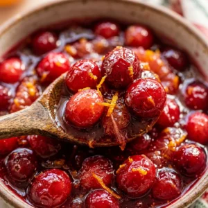 Christmas Morning Cranberry Sauce With Orange
