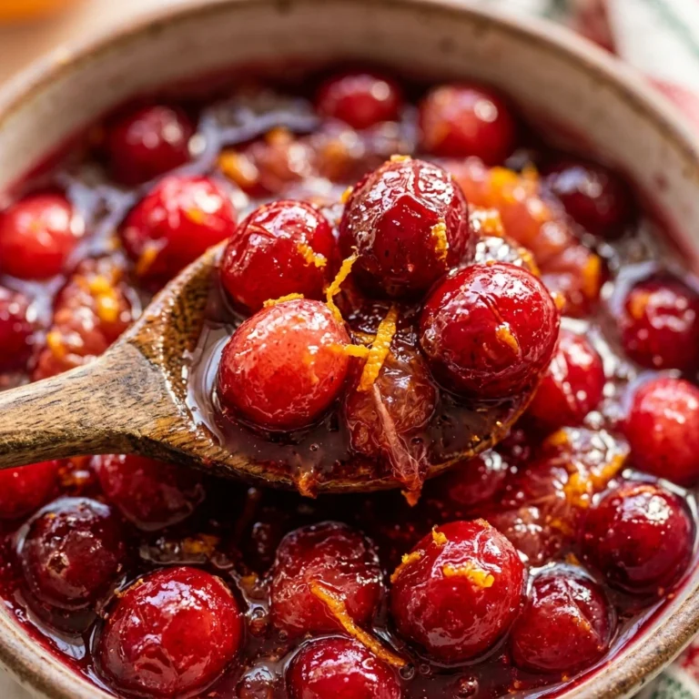 Christmas Morning Cranberry Sauce With Orange