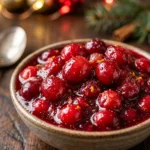Christmas Party Cranberry Sauce That Looks Fancy