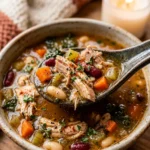 Christmas Soup Slow Cooker High Protein Under $20 Cozy Winter No Prep
