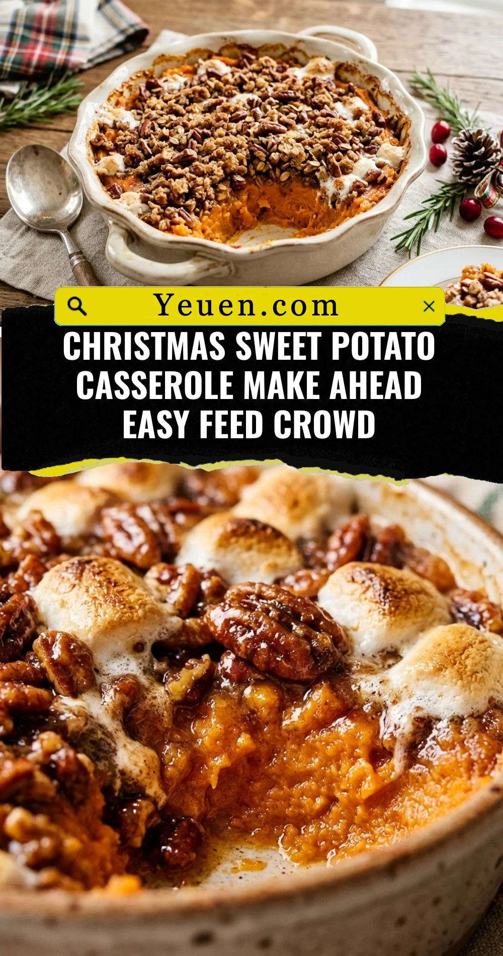 Christmas Sweet Potato Casserole Make Ahead Easy Feed Crowd