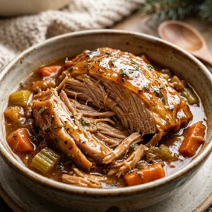 Christmas Turkey Slow Cooker High Protein Under $20 Cozy Winter No Prep