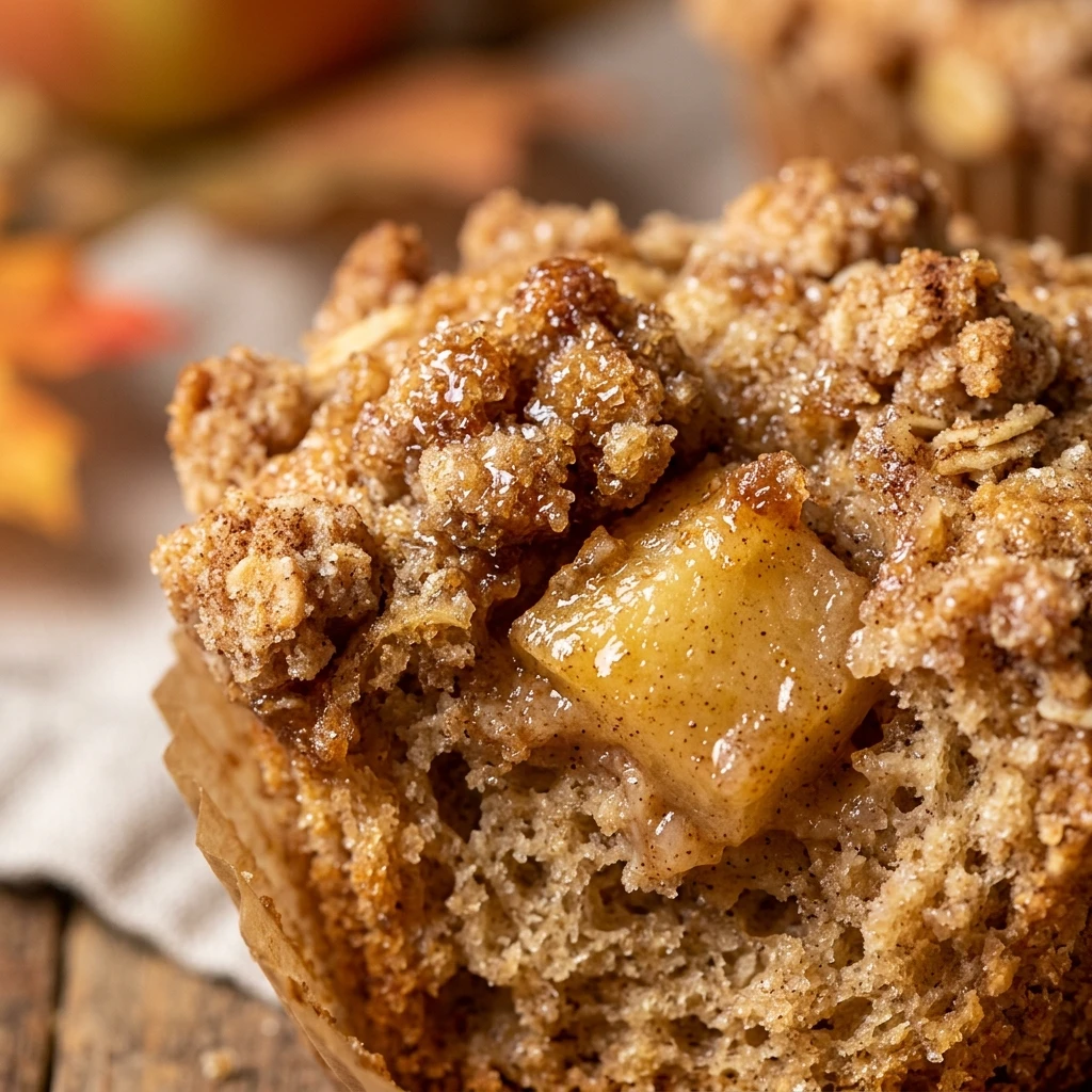 Cinnamon Apple Muffins With Brown Sugar Streusel Fall