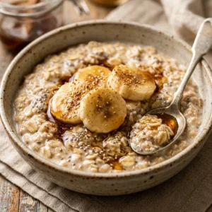 Classic Overnight Oats Banana Easy 5 Minute Breakfast Meal Prep