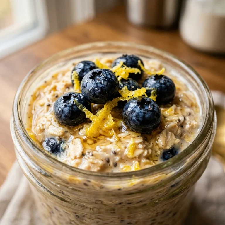 Classic Overnight Oats Lemon Easy 5 Minute Breakfast Meal Prep