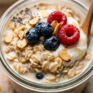 Classic Overnight Oats Vanilla Easy 5 Minute Breakfast Meal Prep