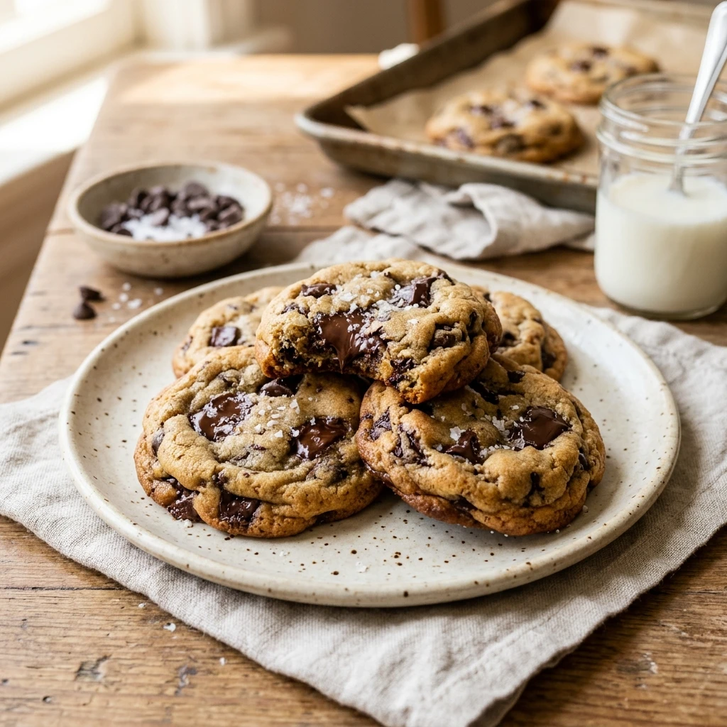 Cookie Recipes Easy One Bowl No Chill Chocolate Chip