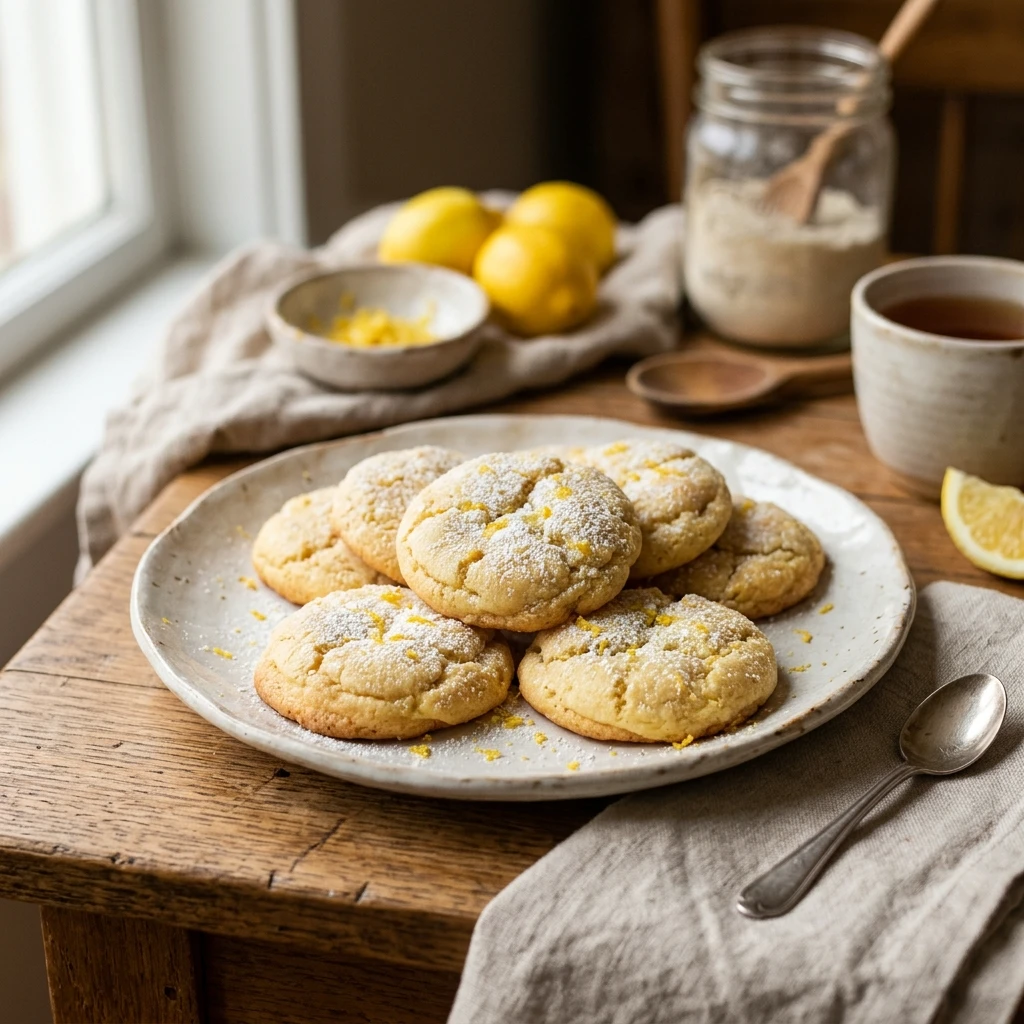 Cookie Recipes Easy One Bowl No Chill Lemon