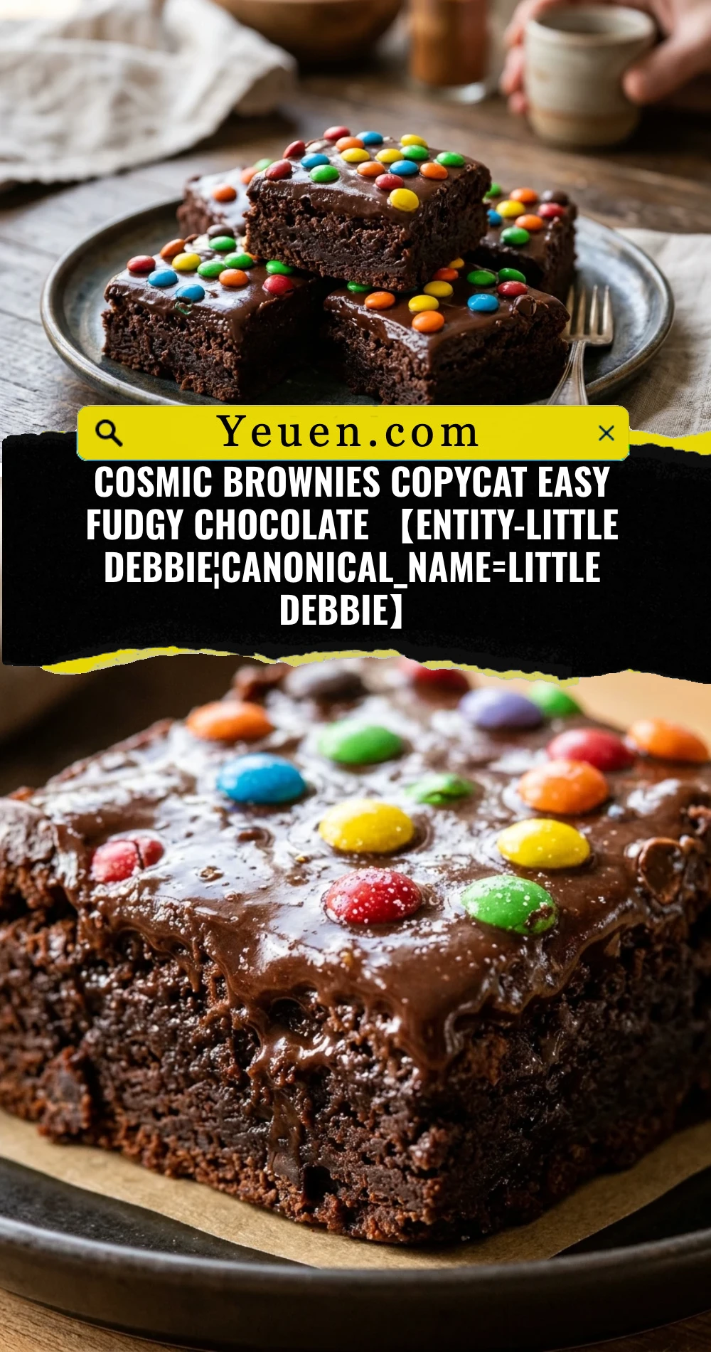 Cosmic Brownies Copycat Easy Fudgy Chocolate 【entity-Little Debbie¦canonical_name=Little Debbie】