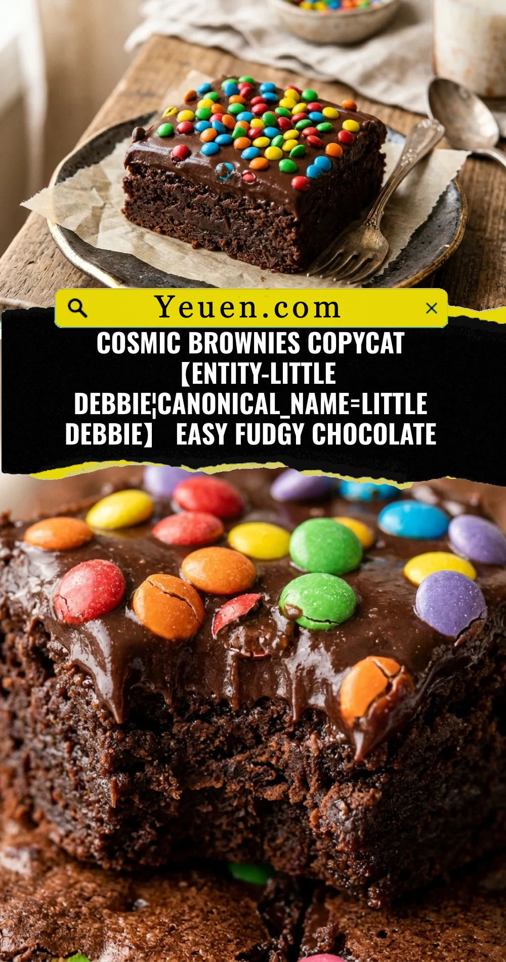 Cosmic Brownies Copycat 【entity-Little Debbie¦canonical_name=Little Debbie】 Easy Fudgy Chocolate