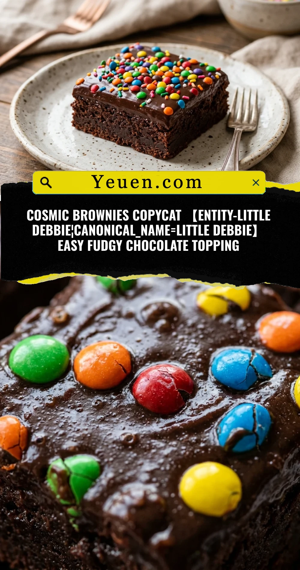 Cosmic Brownies Copycat 【entity-Little Debbie¦canonical_name=Little Debbie】 Easy Fudgy Chocolate Topping
