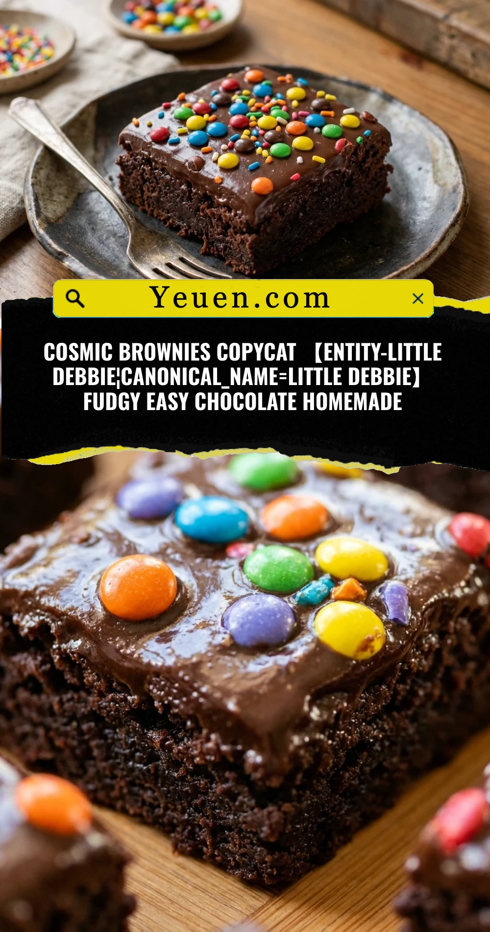 Cosmic Brownies Copycat 【entity-Little Debbie¦canonical_name=Little Debbie】 Fudgy Easy Chocolate Homemade