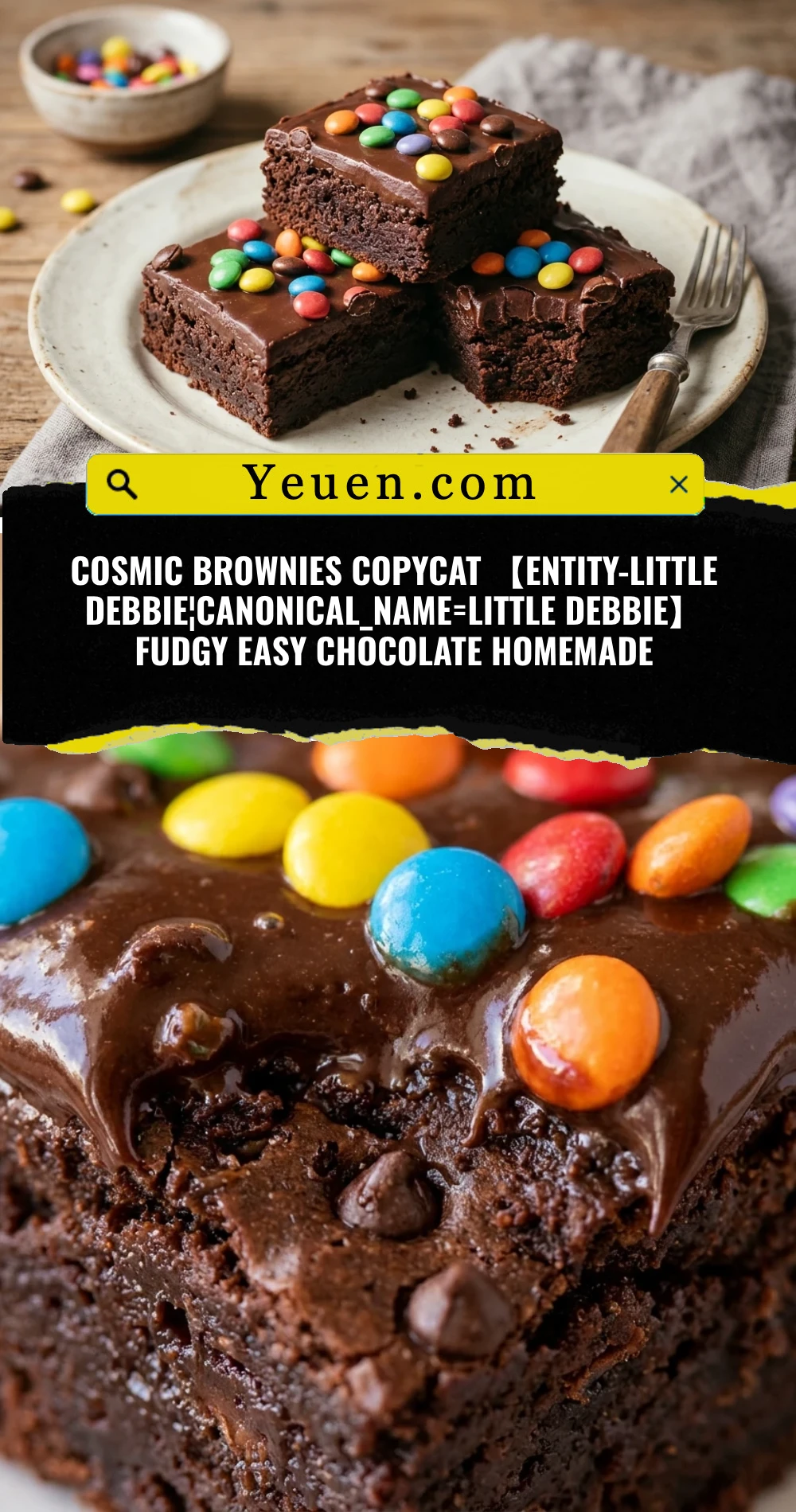Cosmic Brownies Copycat 【entity-Little Debbie¦canonical_name=Little Debbie】 Fudgy Easy Chocolate Homemade