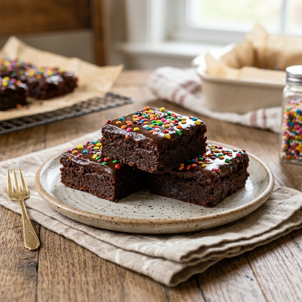 Cosmic Brownies Copycat 【entity-Little Debbie¦canonical_name=Little Debbie】 Fudgy Easy Chocolate Sprinkles