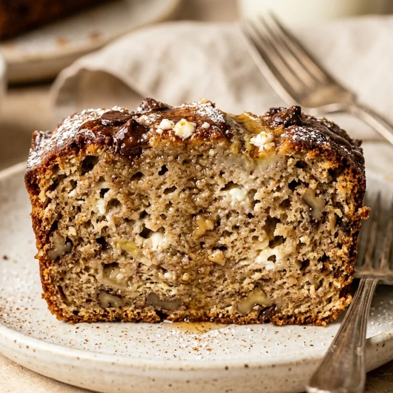 Cottage Cheese Banana Bread - High Protein