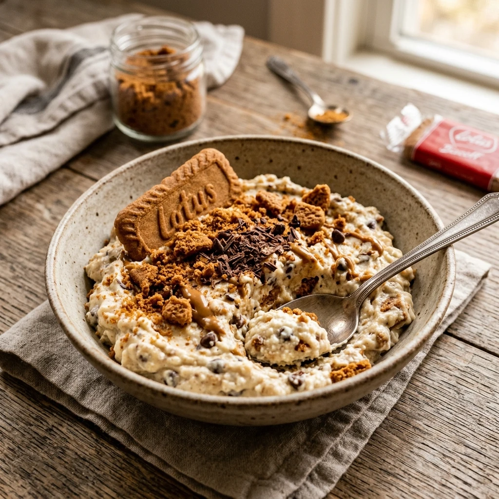 Cottage Cheese Biscoff Cookie Dough High Protein Viral 2026
