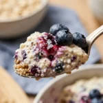 Cottage Cheese Blueberry Cheesecake High Protein No Bake
