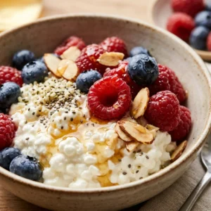 Cottage Cheese Bowl High Protein 30g+ Easy Low Carb Meal Prep