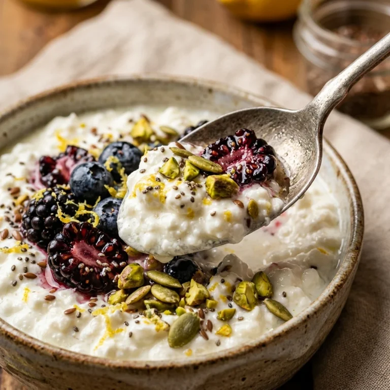 Cottage Cheese Bowl High Protein 30g+ Easy Meal Prep Low Carb