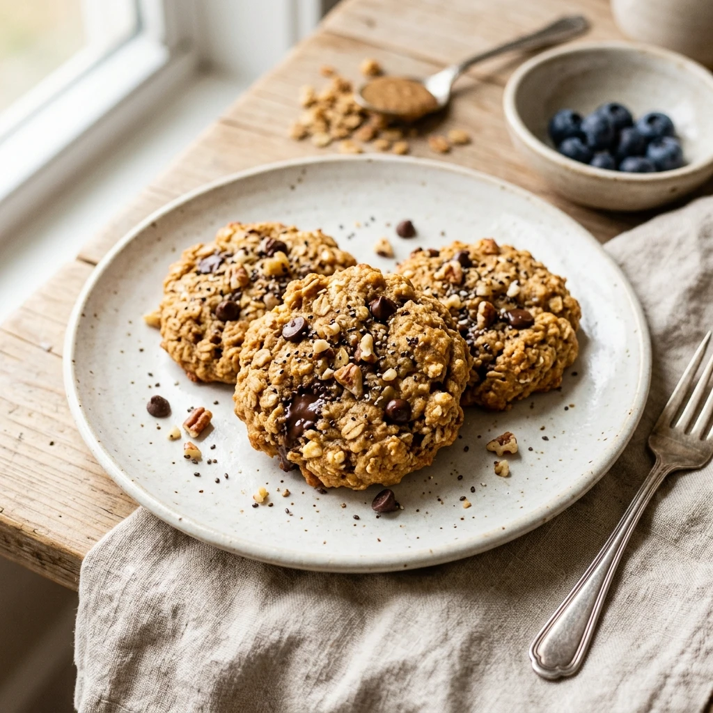 Cottage Cheese Breakfast Cookies 3 Ingredient 20g Protein