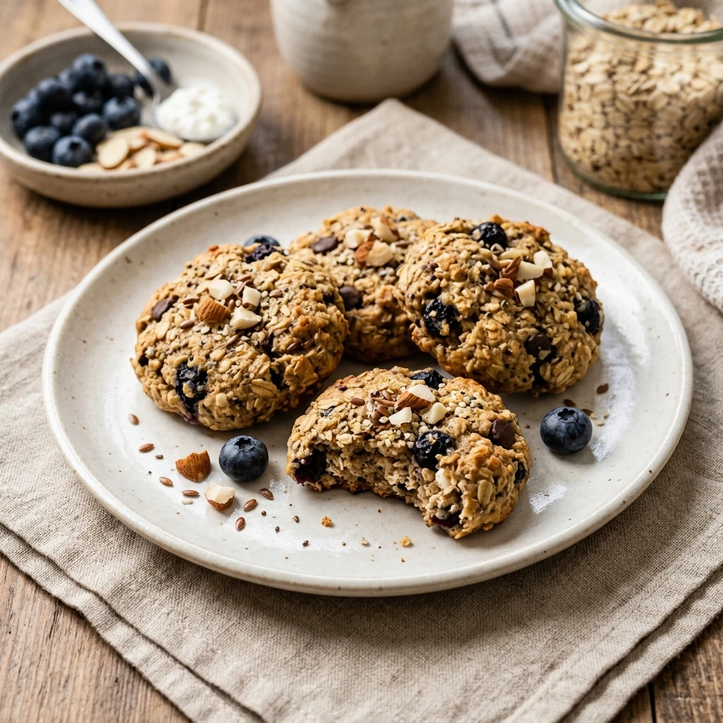 Cottage Cheese Breakfast Cookies High Protein No Sugar Healthy