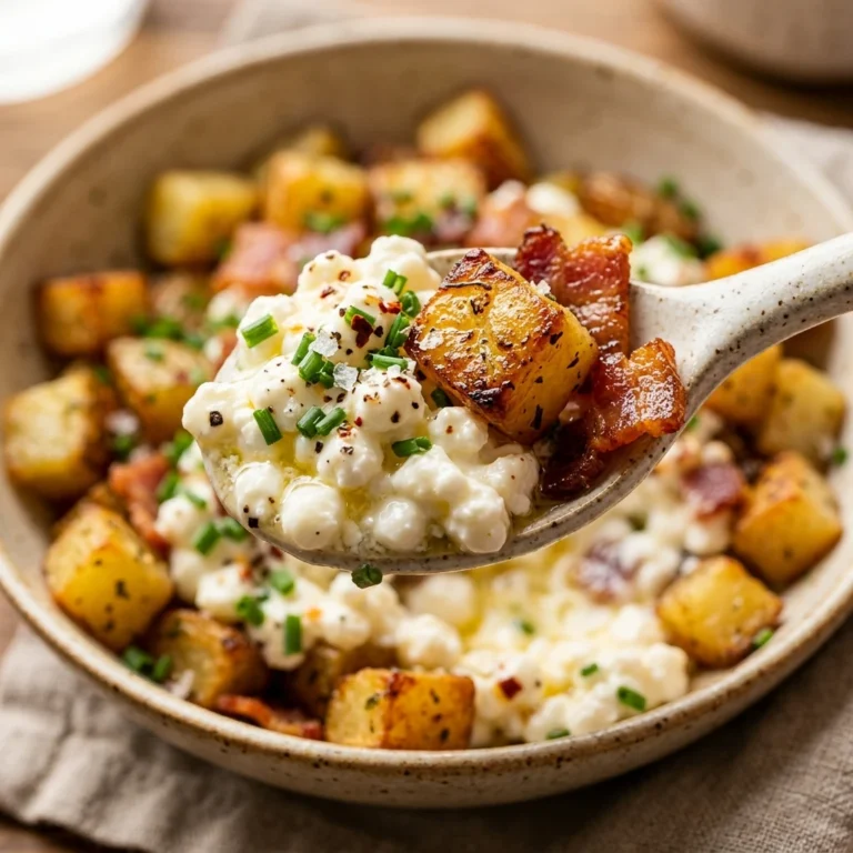 Cottage Cheese Breakfast Potatoes High Protein
