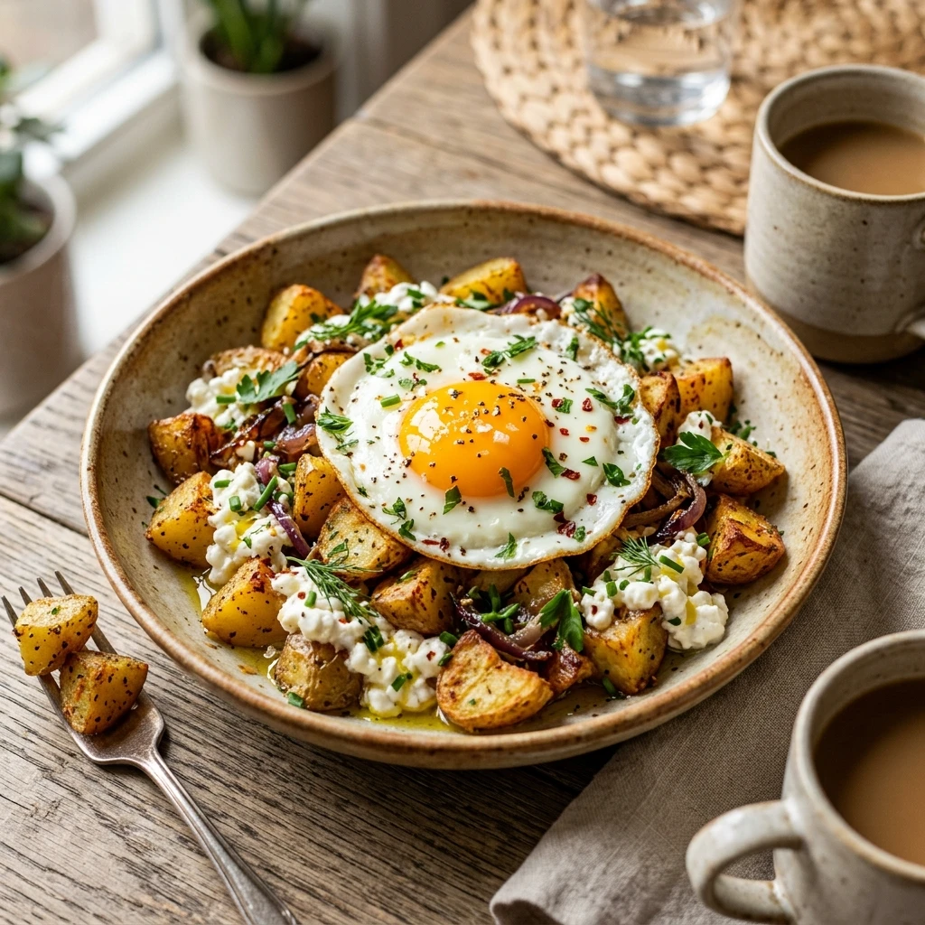 Cottage Cheese Breakfast Potatoes High Protein