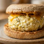 Cottage Cheese Breakfast Sandwich Egg Bites 20g+ High Protein Easy Breakfast 3 Ingredient