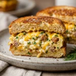 Cottage Cheese Breakfast Sandwich Egg Bites 20g+ Protein Easy High Protein Breakfast