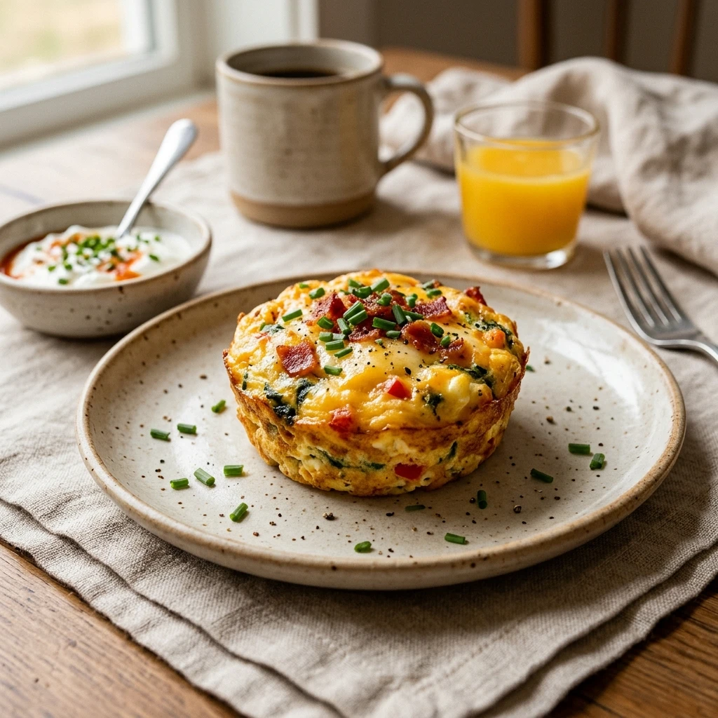 Cottage Cheese Breakfast Sandwich Egg Bites 20g+ Protein Easy High Protein Breakfast