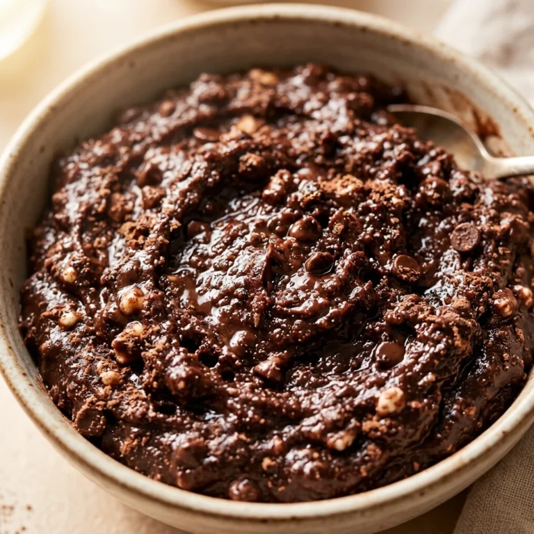 Cottage Cheese Brownie Batter High Protein Edible