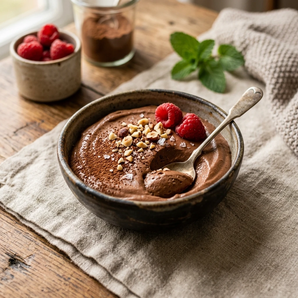 Cottage Cheese Chocolate Mousse - High Protein