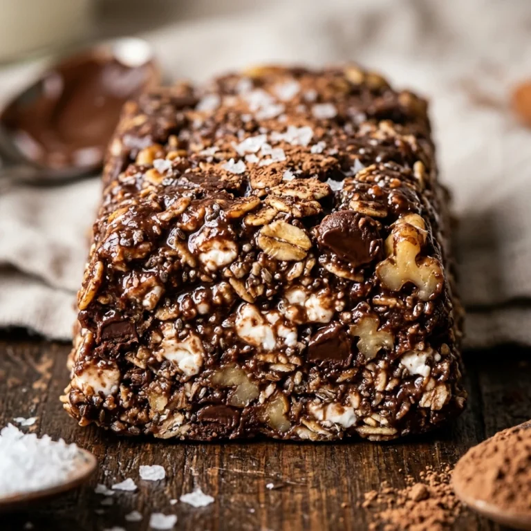 Cottage Cheese Chocolate Protein Bars - No Bake