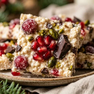 Cottage Cheese Christmas Bark - High Protein