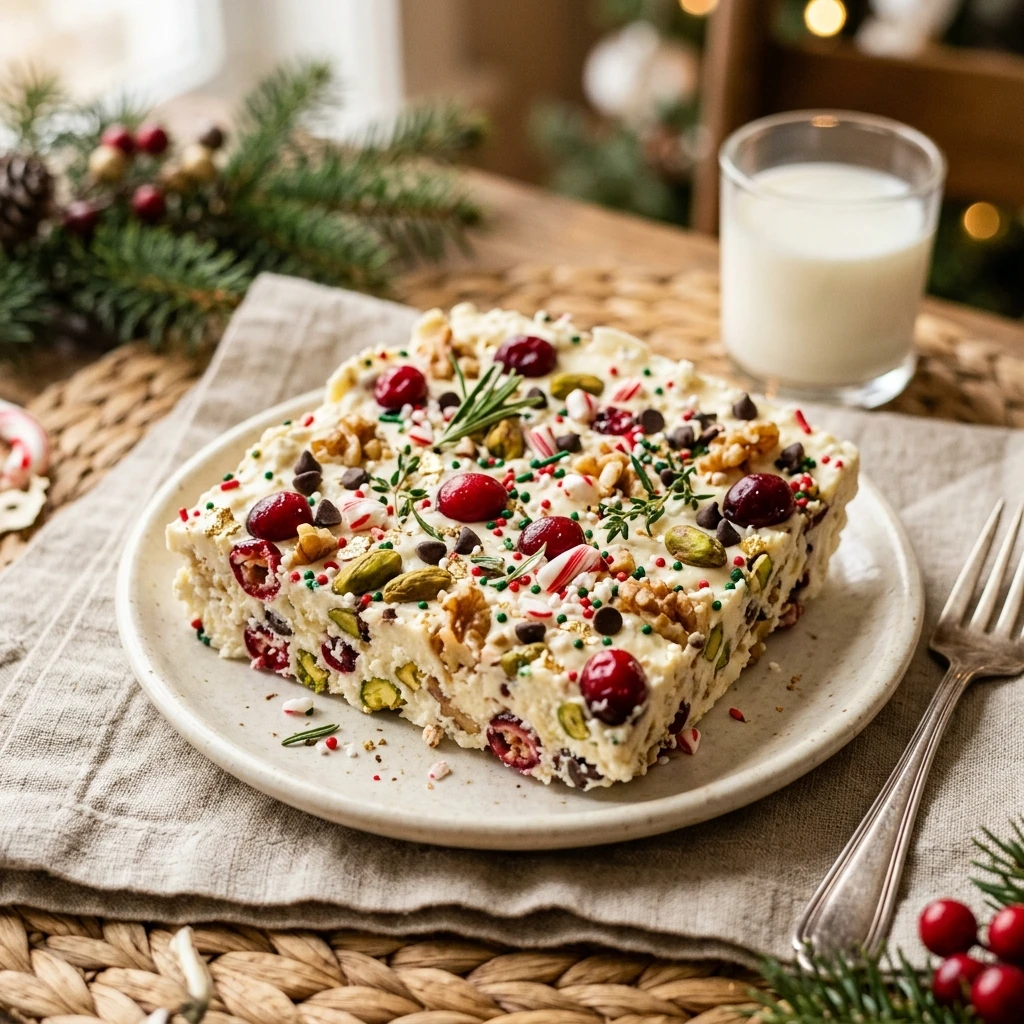 Cottage Cheese Christmas Bark - High Protein
