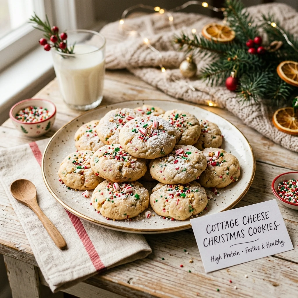Cottage Cheese Christmas Cookies - High Protein