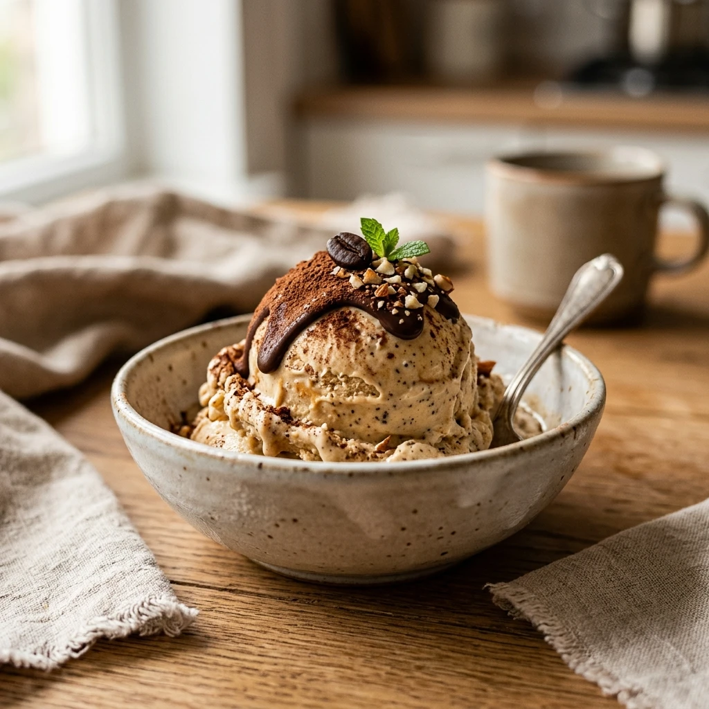 Cottage Cheese Coffee Ice Cream High Protein Viral