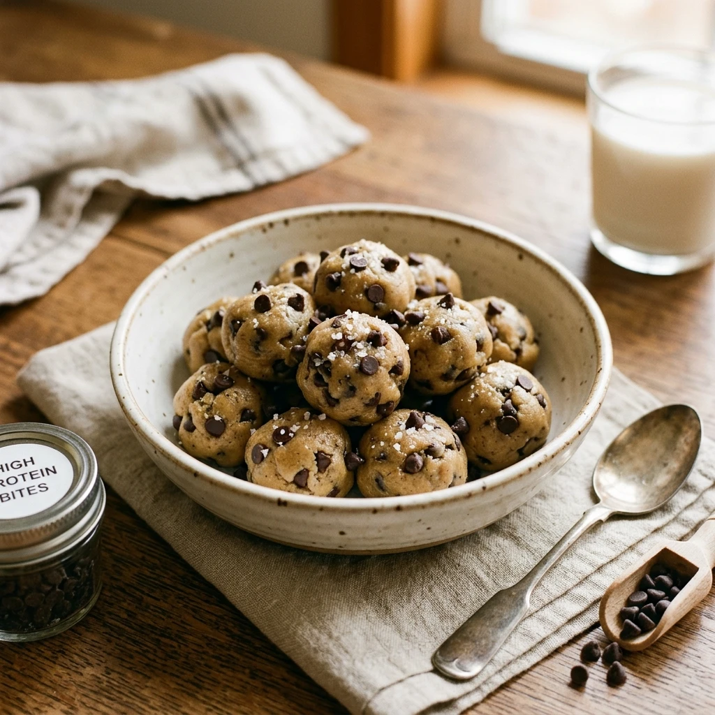 Cottage Cheese Cookie Dough Bites - High Protein