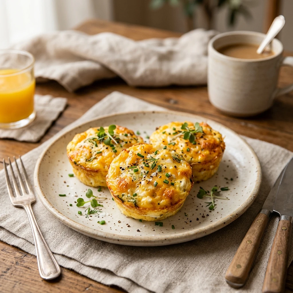 Cottage Cheese Egg Bites 20g+ High Protein Easy Breakfast 3 Ingredient