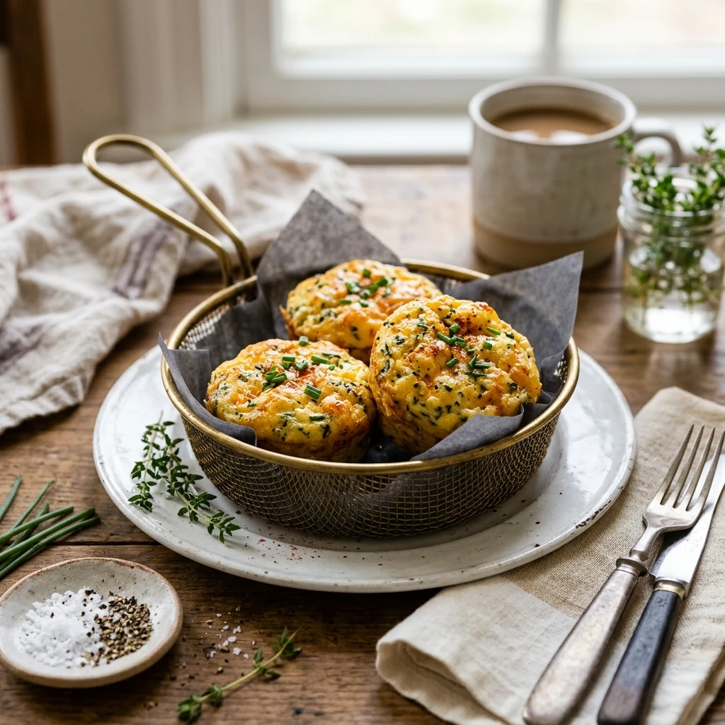 Cottage Cheese Egg Bites Air Fryer 20g+ Protein Easy High Protein Breakfast