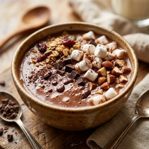 Cottage Cheese Hot Chocolate Bar - High Protein Toppings